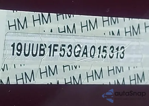 2016 Acura Tlx Tech из США, поврежденный, VIN 19UUB1F53GA015313